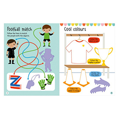 MBI - Big Stickers for Little Hands Football