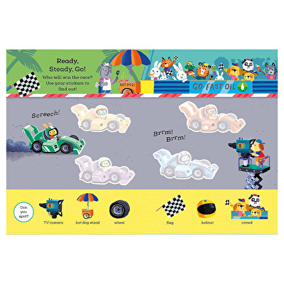 Bizzy Bear: Sticker Book: Go