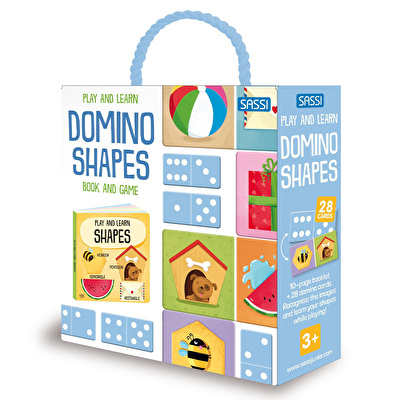 SASSI Play And Learn - Domino Shapes - Book And Game