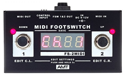 AMT Electronics FS-2 MIDI Footswitch