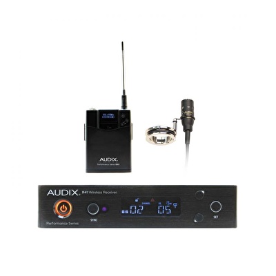 AUDIX AP41FLUTEB ADX10FLP Kondenser Mikrofonlu ve Asma Aparatlı R41 Alıcı & B60 Bodypack Verici