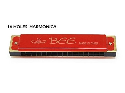 BEE DF16-1 Harmonica Bakır-Aliminyum Gövde / 16 Delikli Mızıka
