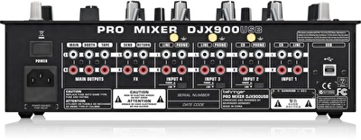 BEHRINGER Pro Mixer DJX900USB 5 Kanallı USB Dj Mikser
