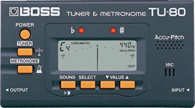 Boss TU-80 Tuner & Metronom