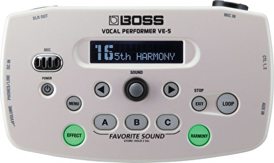 Boss VE-5-WH Vokal Performer Vokal Prosesörü