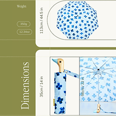 ORIGINAL DUCKHEAD Duck Kompakt Şemsiye - Floral Rain