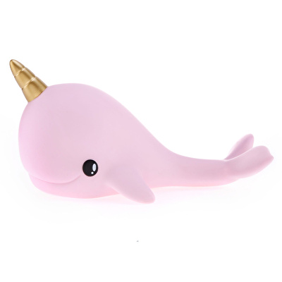 DHINK Narwhal Pembe Gece Lambası