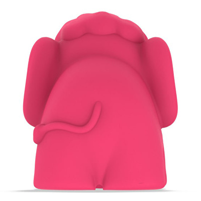 DHINK Silikon Gece Lambası Fil Donnie Pembe