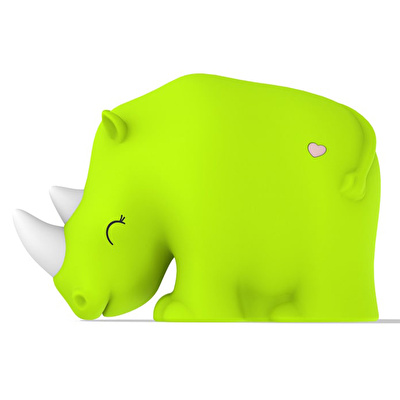 DHINK Silikon Gece Lambası Rhino Scott Yeşil