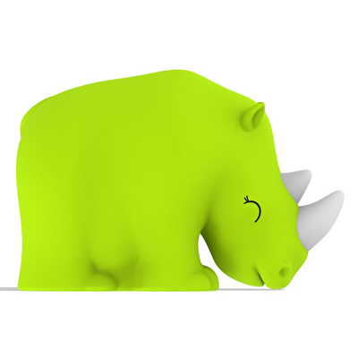 DHINK Silikon Gece Lambası Rhino Scott Yeşil