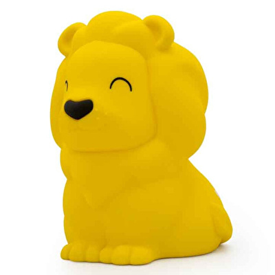 DHINK Silikon Gece Lambası Aslan Sarı