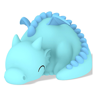 DHINK Silikon Gece Lambası Dragon Mavi