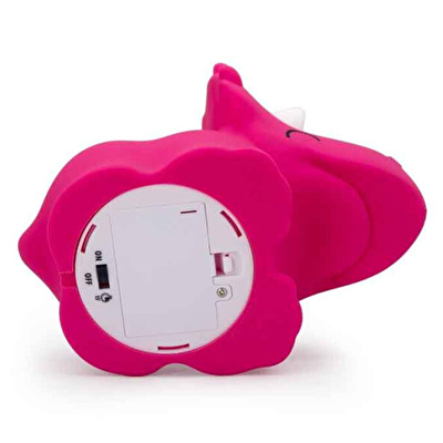 DHINK Silikon Gece Lambası Triceratops Pembe
