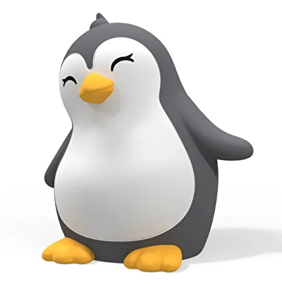 DHINK Silikon Şarjlı Gece Lambası Penguen