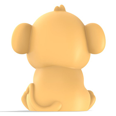 DHINK Zodiac Monkey Gece Lambası Turuncu