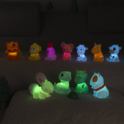 DHINK Zodiac Baby Tiger Gece Lambası