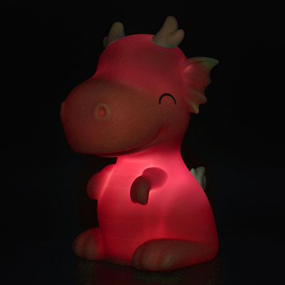 DHINK Zodiac Baby Dragon Gece Lambası Mavi