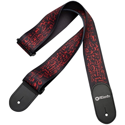 DIMARZIO DD3143 Steve Vai Print Art Strap Black Askı