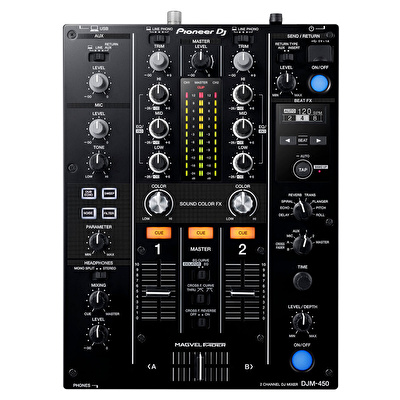 PIONEER DJ by ALPHATHETA DJM-450 2 Kanal Efektli DJ Mikseri