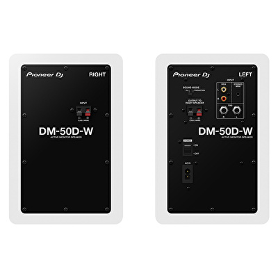 PIONEER DJ by ALPHATHETA DM-50D-W 5" Referans Monitörü(Beyaz) (Çift)