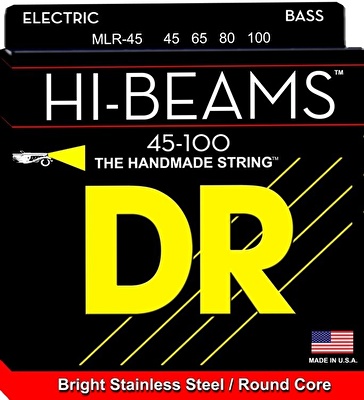 DR MLR45 HIBEAM 45, 65, 80, 100 Medium Lite Bas Gitar Teli