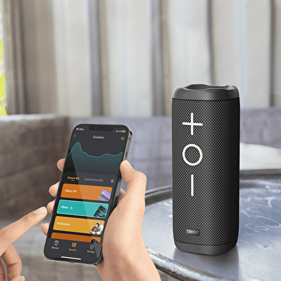 TRIBIT Stormbox 2 IPX7 T-BTS32 Su Geçirmez 24 Saat Oynatma Süresi 2 * 17W Taşınabilir Siyah Bluetooth Hoparlör