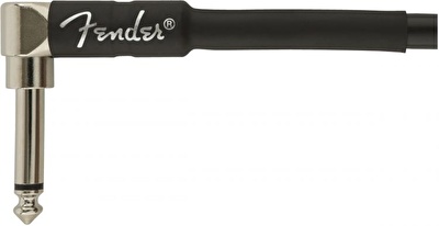 Fender Professional Düz/L Uç 3 Metre Siyah Entrüman Kablosu