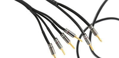 Atlas Cable Hyper 3.5 Bi Wire 2-4 Speaker Cable Transpose Spade Gold Plug 3m Hoparlör Kablosu