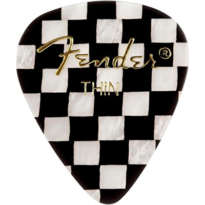 Fender Premium 351 Shape Thin Checker Pena (12 Adet)