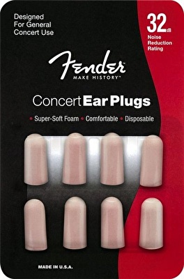 Fender Concert Series Foam Ear Plugs (4) Kulak Tıkaçları