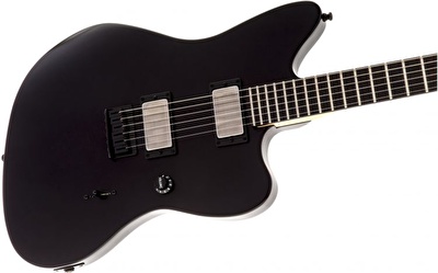 Fender Jim Root Jazzmaster Abanoz Klavye Flat Black Elektro Gitar