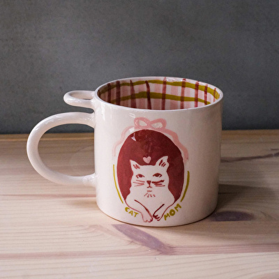 GRİ SERAMİK Cat Mom Fincan