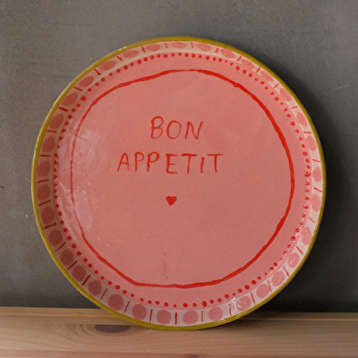 GRİ SERAMİK Bon Appetit Tabak