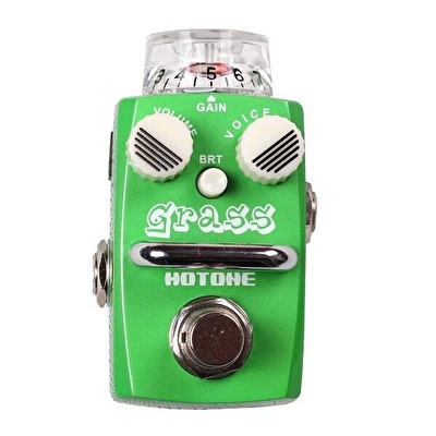 Hotone GRASS SOD-1 Single Footswitch Analog Overdrive Pedal