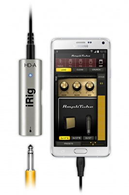 IK Multimedia iRig HD-A Gitar & Bas Gitar Ses Kartı(Samsung Professional Audio, PC & Mac)