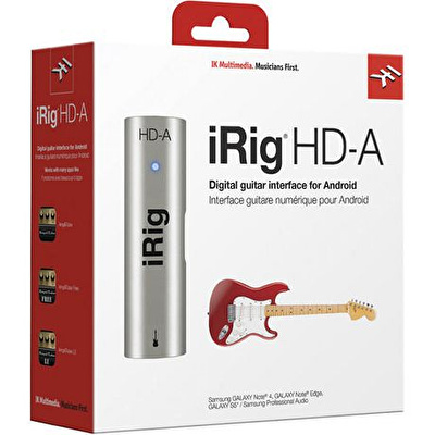 IK Multimedia iRig HD-A Gitar & Bas Gitar Ses Kartı(Samsung Professional Audio, PC & Mac)