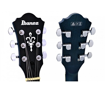 Ibanez AS53-TBF Artcore Serisi Semi Hollow Body Transparent Blue Flat Rosewood Klavye Elektro Gitar