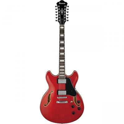 Ibanez AS7312-TCD Artcore Serisi Semi Hollow Body Transparent Cherry Red Rosewood Klavye Elektro Gitar