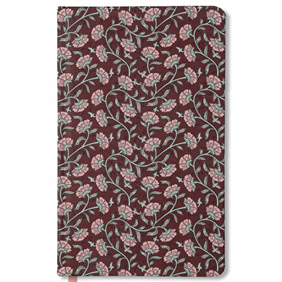 DESIGNWORKS INK Soft Touch Journal Burgundy Vintage Floral 21x13 cm