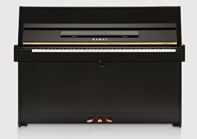 KAWAI K-15E M/PEP Parlak Siyah 110 CM Duvar Piyanosu