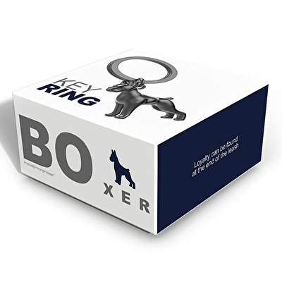 METALMORPHOSE Boxer Köpek Anahtarlık