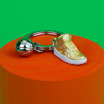 METALMORPHOSE Basketbol Ayakkabısı Anahtarlık Gold