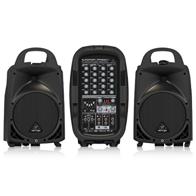 BEHRINGER 500 Watt 6 Kanallı Taşınabilir PA Sistemi