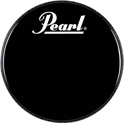 PEARL EB-22BDPL - Pearl Logolu 22" Siyah Bas Davul Ön Derisi
