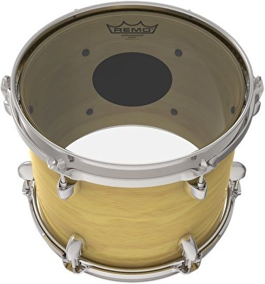 REMO CS-0313-10- Controlled Sound® Şeffaf Top Black Dot™ 13" Davul Derisi