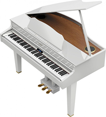 ROLAND GP607-PW Parlak Beyaz Mini Kuyruklu Dijital Piyano