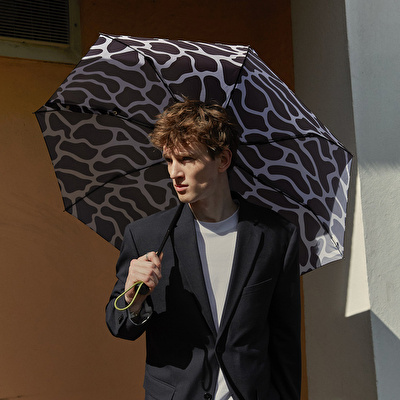 ORIGINAL DUCKHEAD The Daily - Black Ripples Automatic Umbrella
