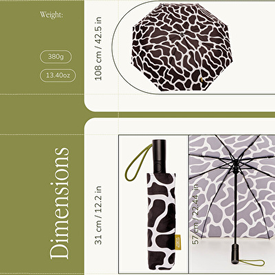 ORIGINAL DUCKHEAD The Daily - Black Ripples Automatic Umbrella