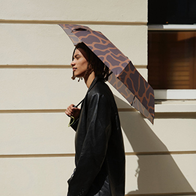 ORIGINAL DUCKHEAD The Daily - Coffee Ripples Compact Umbrella