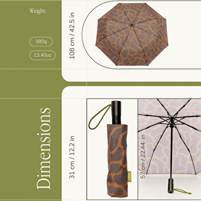 ORIGINAL DUCKHEAD The Daily - Coffee Ripples Compact Umbrella